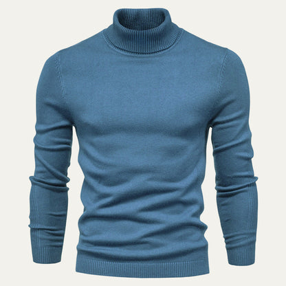 Men’s Modern High Collar Turtleneck Sweater