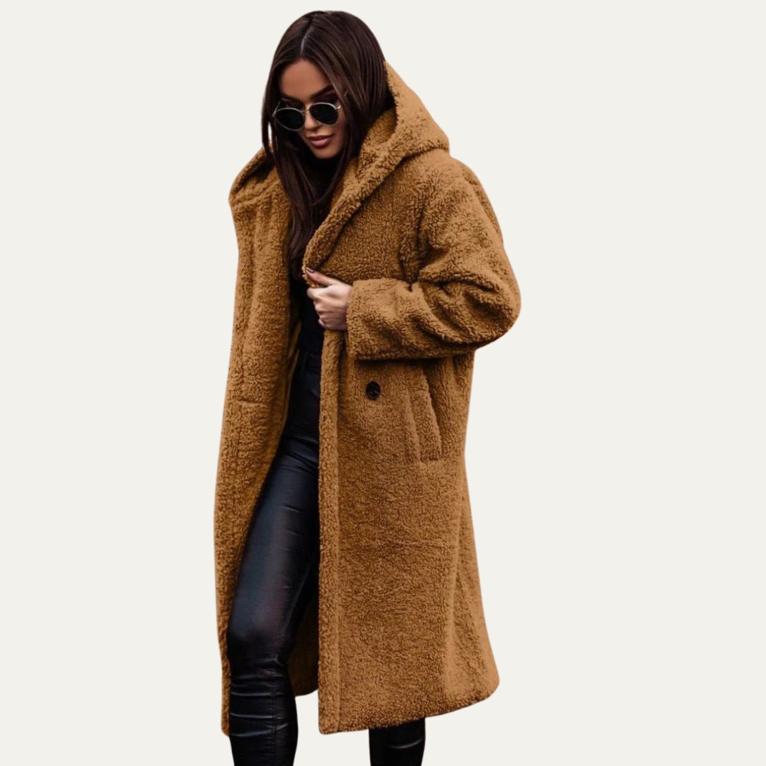 Women’s Oversized Long Teddy Coat
