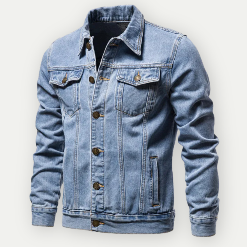 Men’s Classic Button Up Denim Jacket