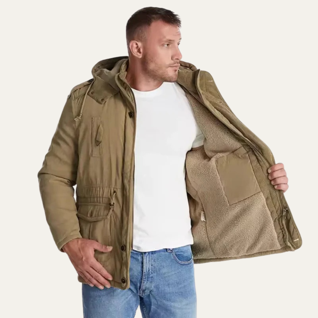 Men’s Heavy Hooded Utility Parka