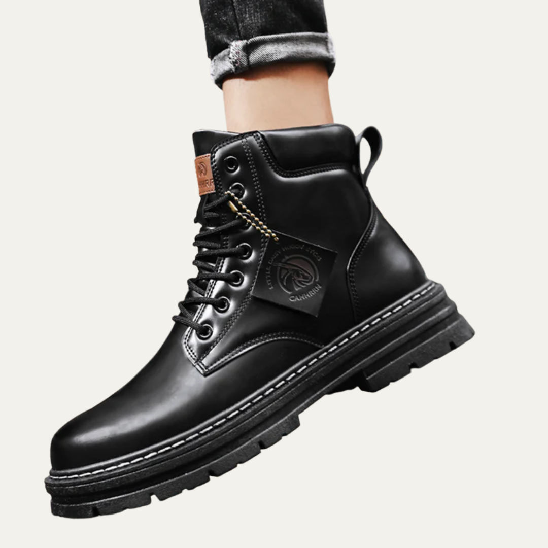 Men’s Rugged Matte Lace Up Ankle Boots