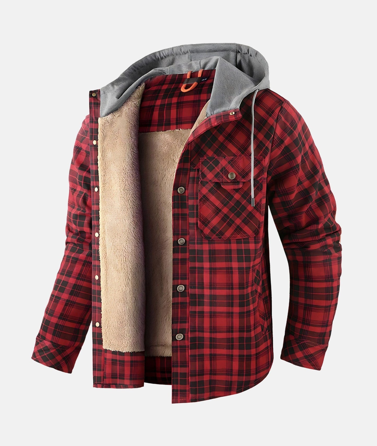 Warm Winter Flannel Jacket for Men