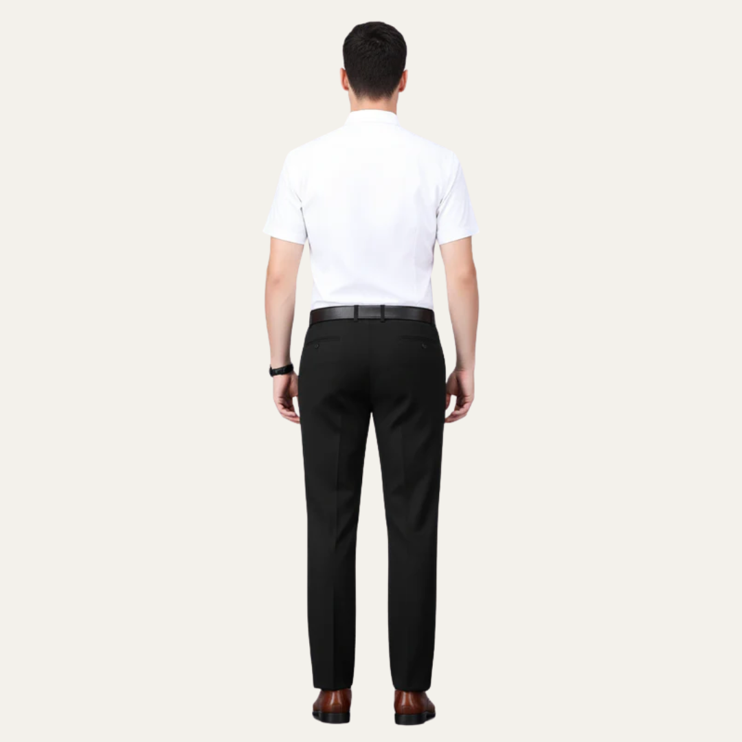 Men’s Tailored Straight Dress Trousers