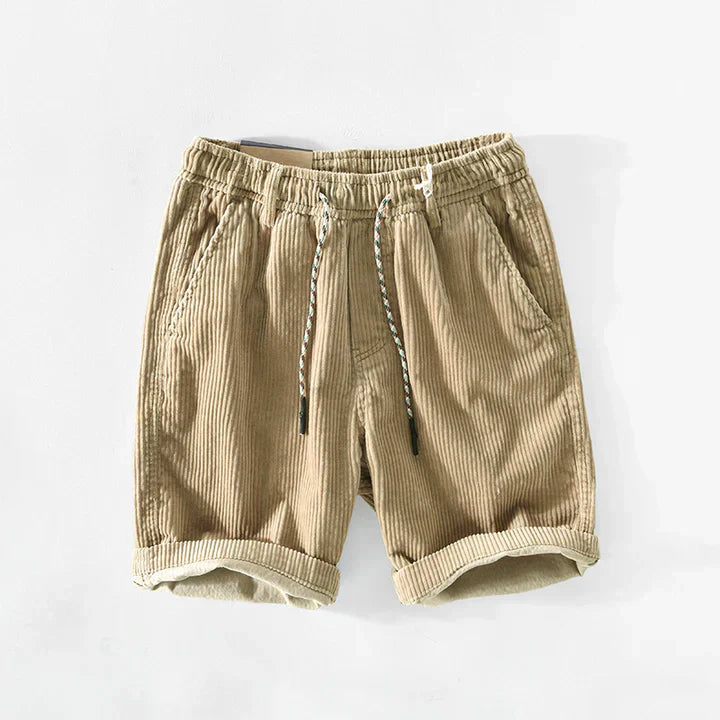 Relaxed-fit corduroy shorts for summer