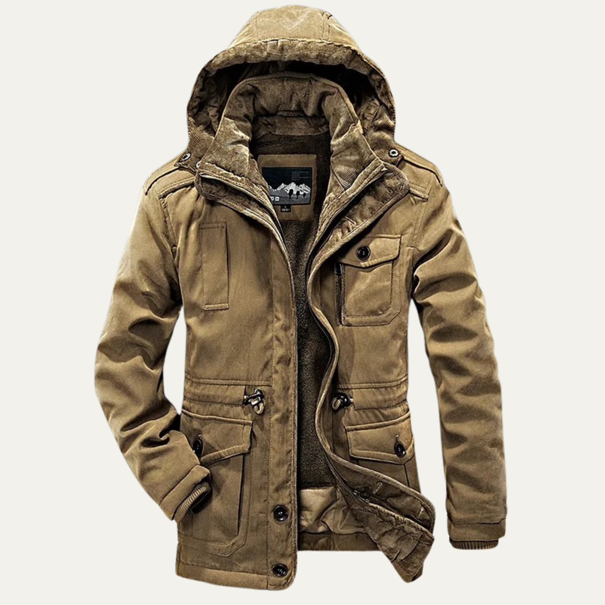 Men’s Insulated Heavy Utility Winter Parka
