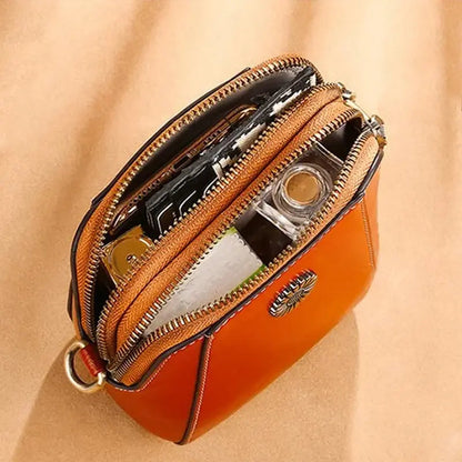 Lea | Elegant Leather Shoulder Bag – Chic, Compact & Effortlessly Refined