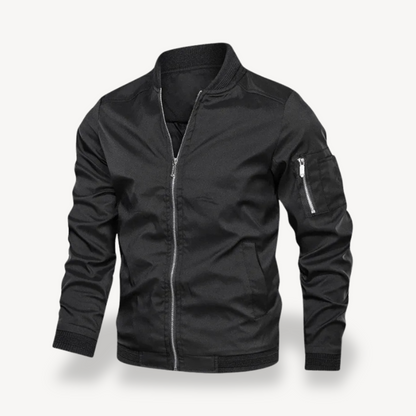 Men's Lightweight Polyester Bomber Jacket