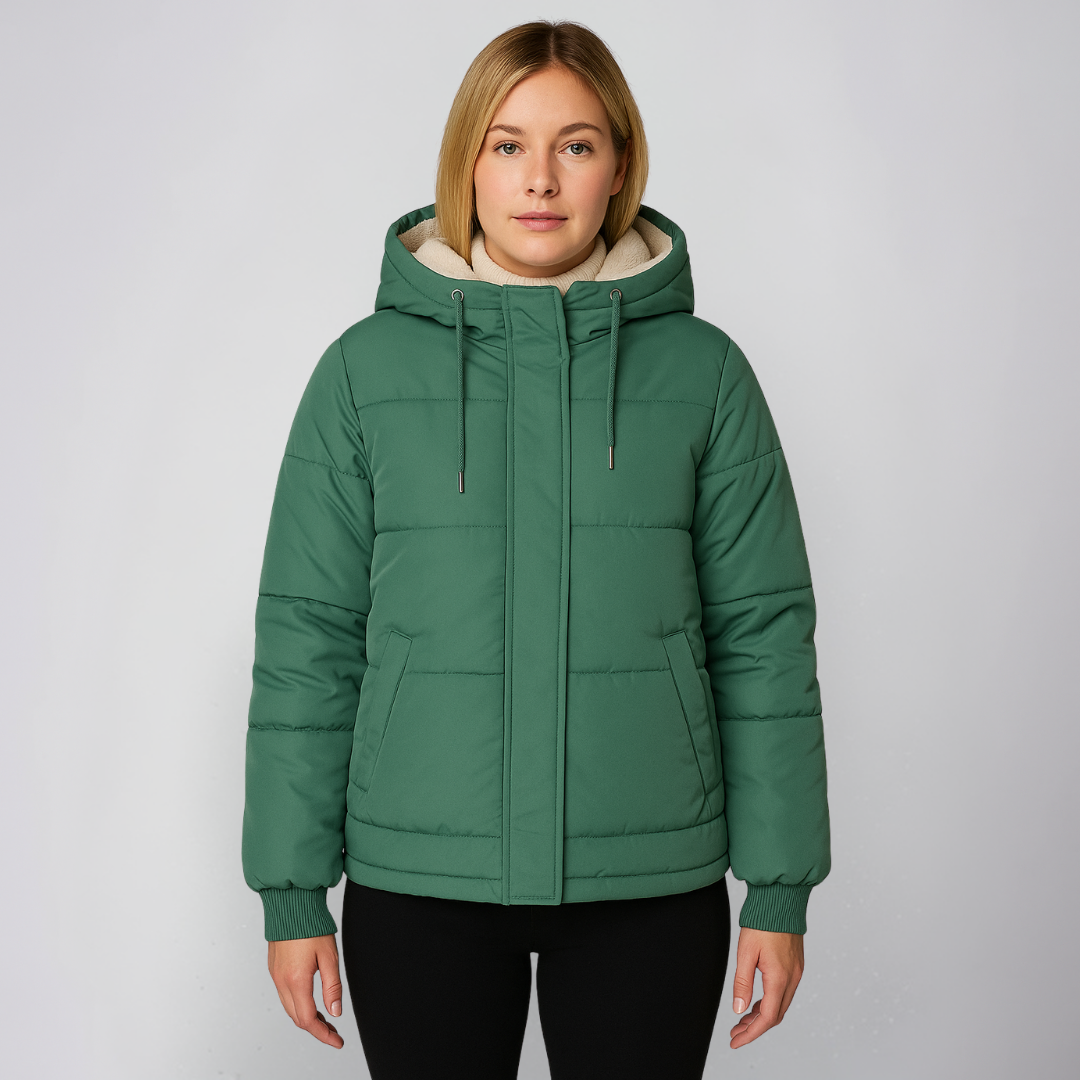 Mattea | Hooded Jacket - Fleece-Lined Winter Outerwear for Women