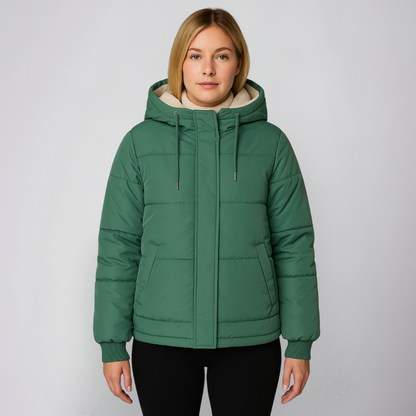 Mattea | Hooded Jacket - Fleece-Lined Winter Outerwear for Women