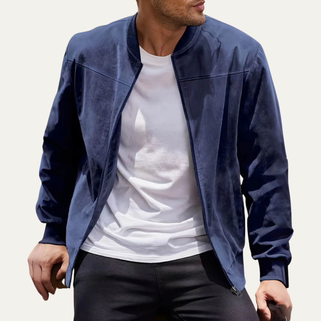 Men’s Lightweight Seam Detail Bomber Jacket