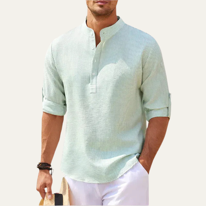 Men’s Textured Popover Shirt