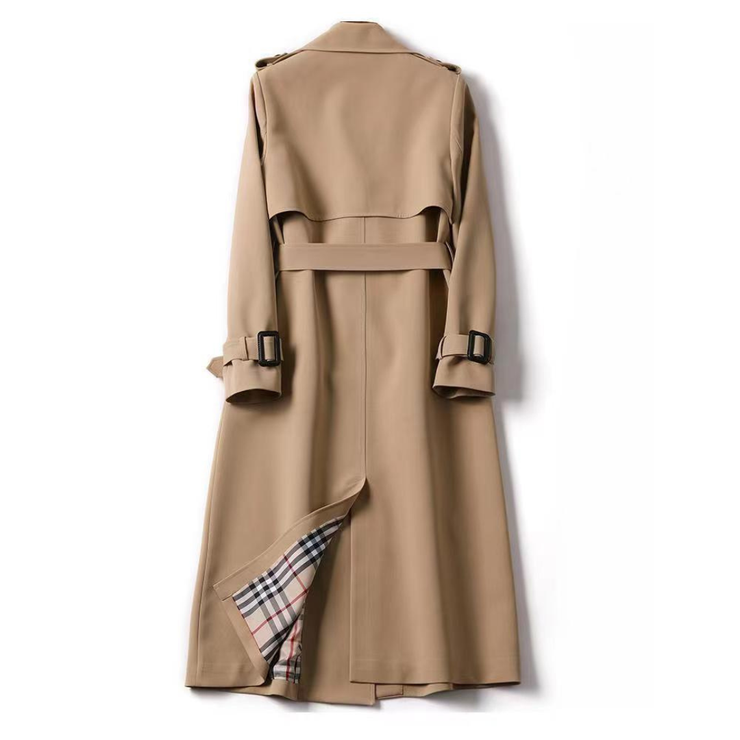 Women’s Premium Classic Trench Coat – Wool-Blend Fabric & Timeless Style
