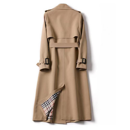 Women’s Premium Classic Trench Coat – Wool-Blend Fabric & Timeless Style