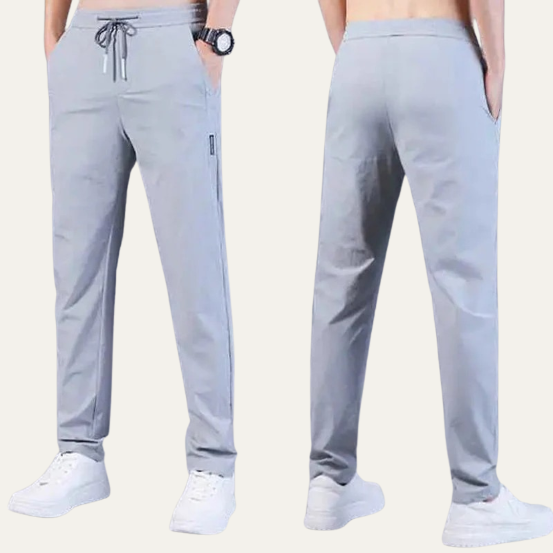 Men’s Slim Tapered Drawstring Trousers