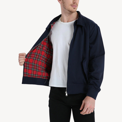Men's Zip-Up Bomber Jacket