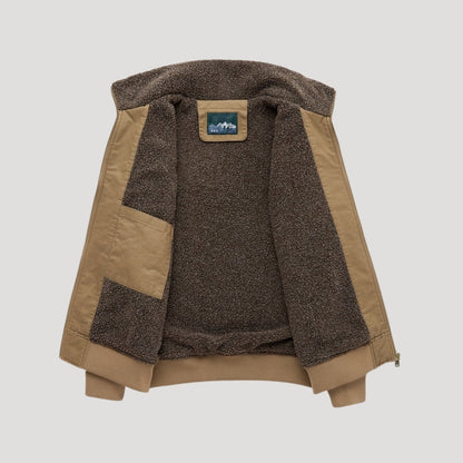 Cevori Casual Winter Coat Fleece Bomber Jacket