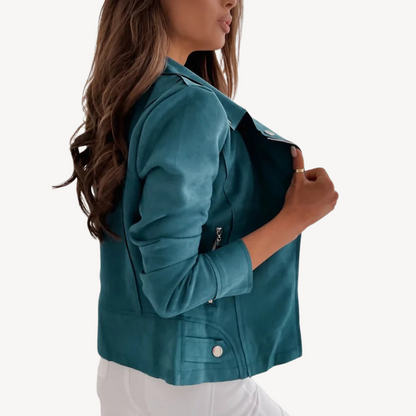Faux Leather Biker Jacket