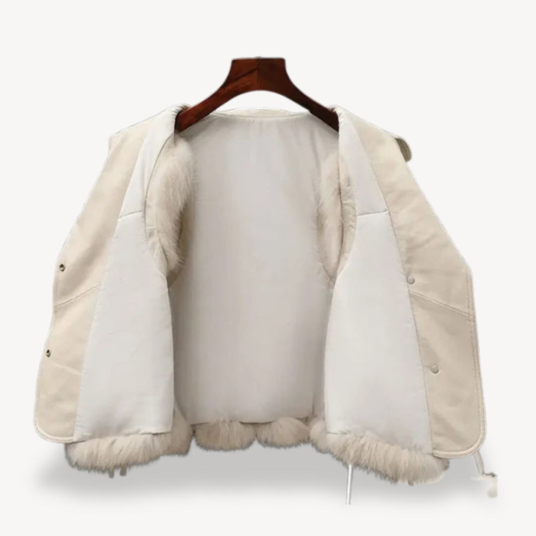 Faux Fur Leather Vest for Women