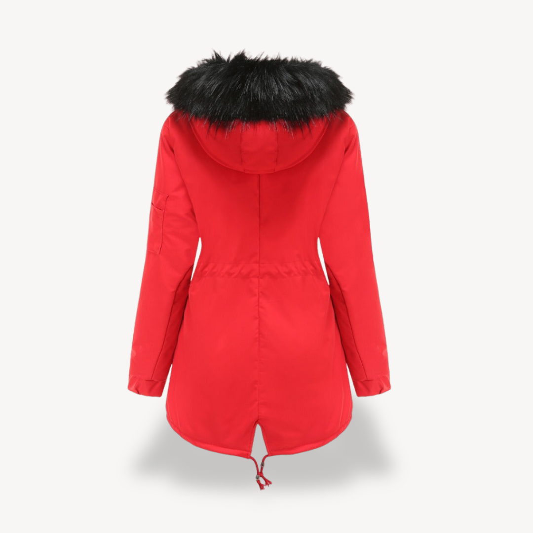 Women’s Faux Fur Hooded Parka Jacket