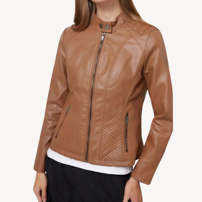 Faux Leather Jacket for Women