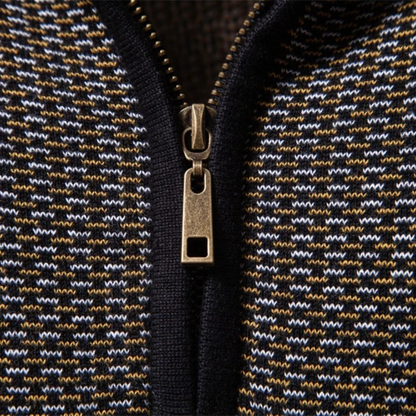 The Conwy Men's Half Zip Warm Winter Jumper
