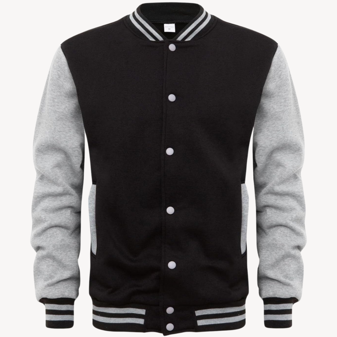Men’s Color Block Varsity Jacket