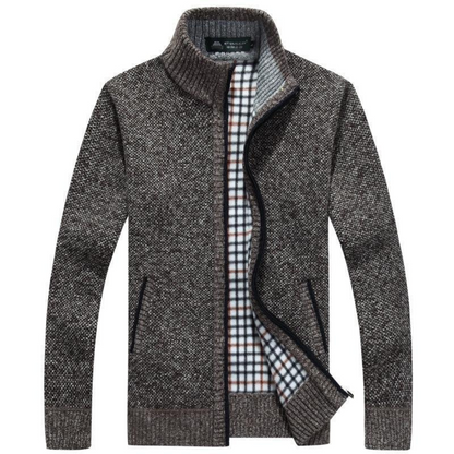 Men’s High Collar Zip Jacket