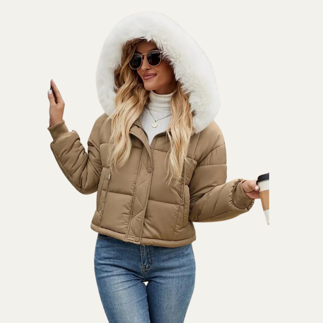 Women’s Warm Cropped Puffer Jacket
