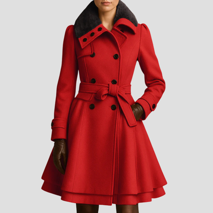 Warm Faux Fur Parka Coat