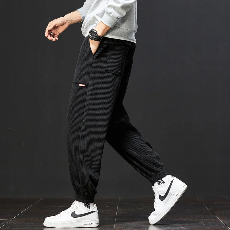 Comfortable Textured Jogger Pants