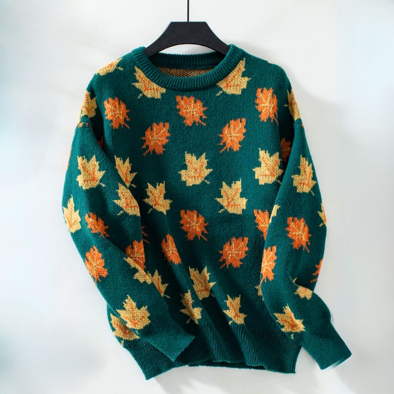 Cozy Autumn Knit Sweater by Goldi