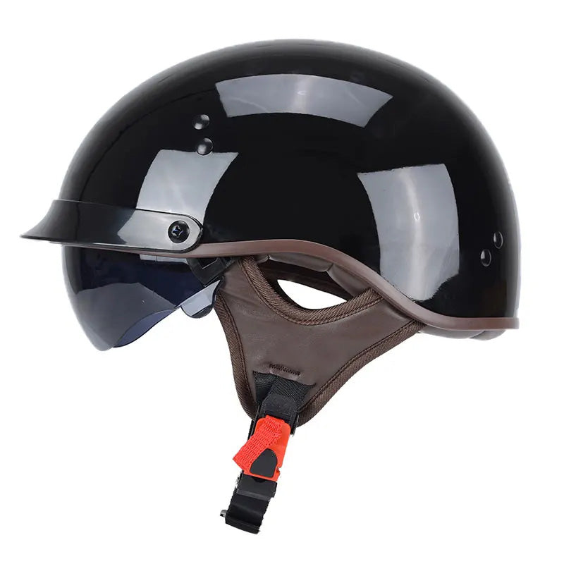 Sporty Motorcycle Helmet With Anti UV Shield Visor