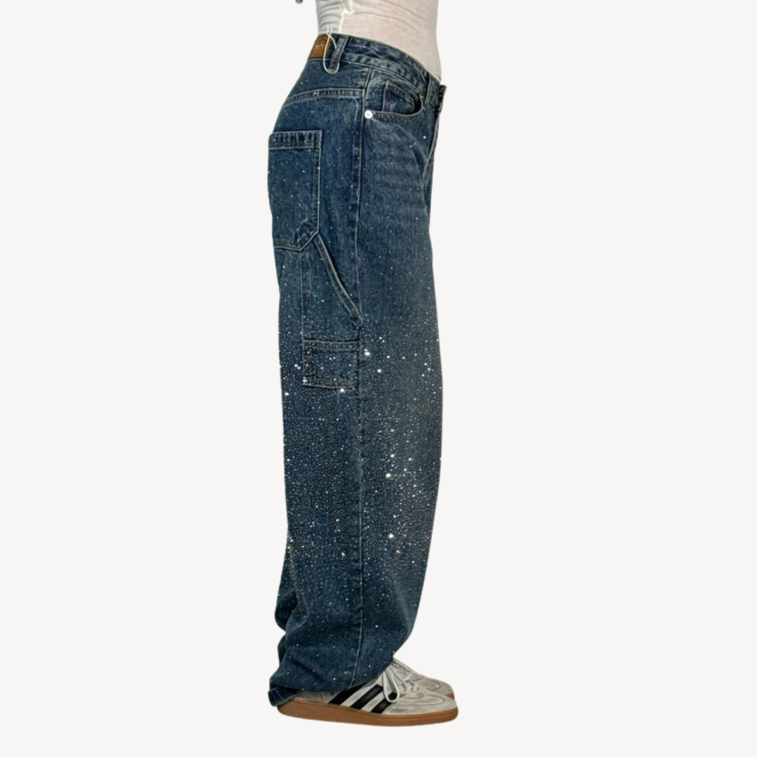 Starry Cargo Jeans for Women