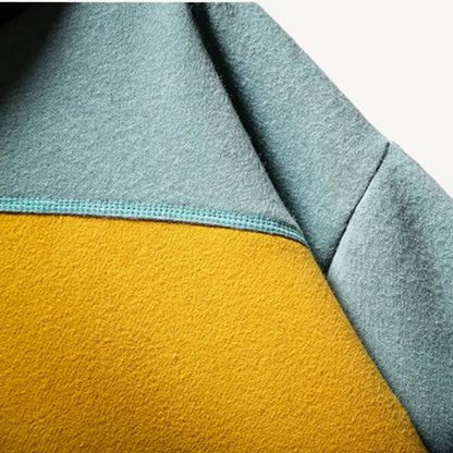 Color-Blocked Hoodie