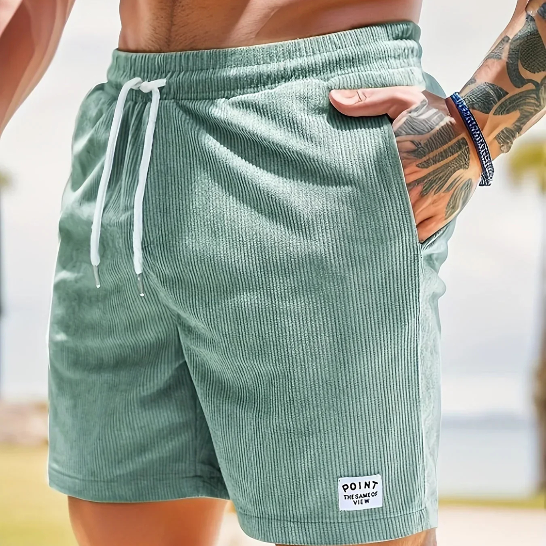 Zachary | Men’s Corduroy Shorts – Lightweight Stretch & Timeless Style