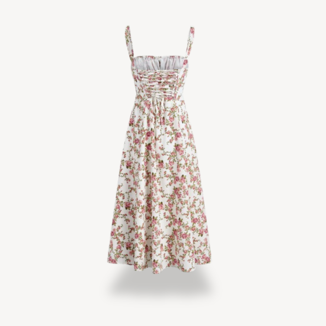 Women’s Floral Split Midi Dress
