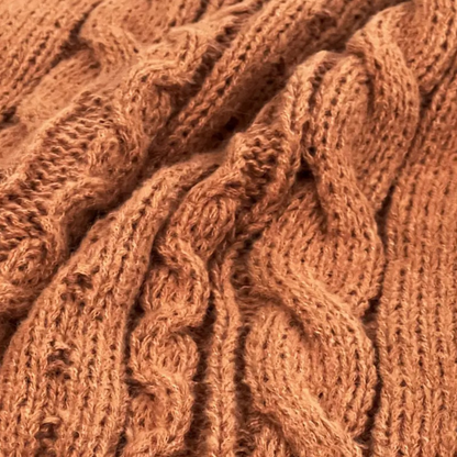 Cable Knit Turtleneck Dress for Women