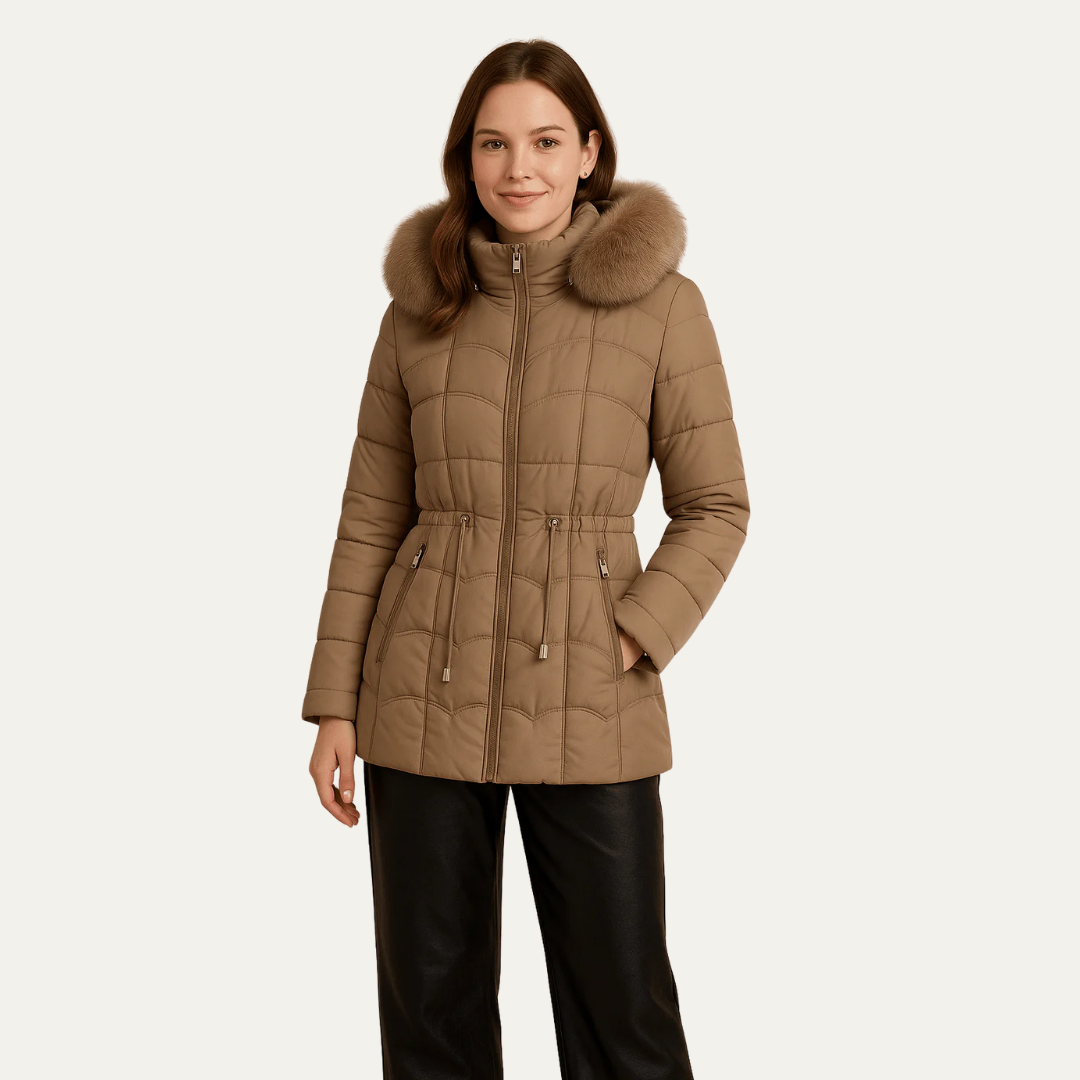 Women’s Elegant Hip-Length Puffer Jacket