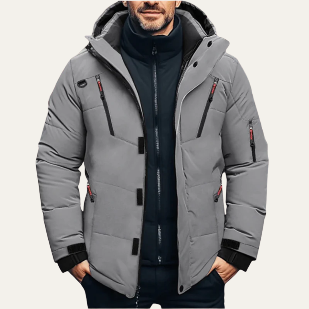 Men’s Multi Layer Quilted Winter Parka