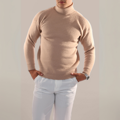 Men's Knit Turtleneck Sweater | Timeless
