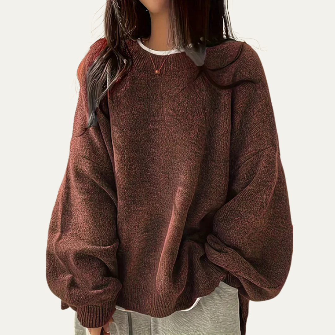 Women’s Oversized Balloon Sleeve Knit Sweater