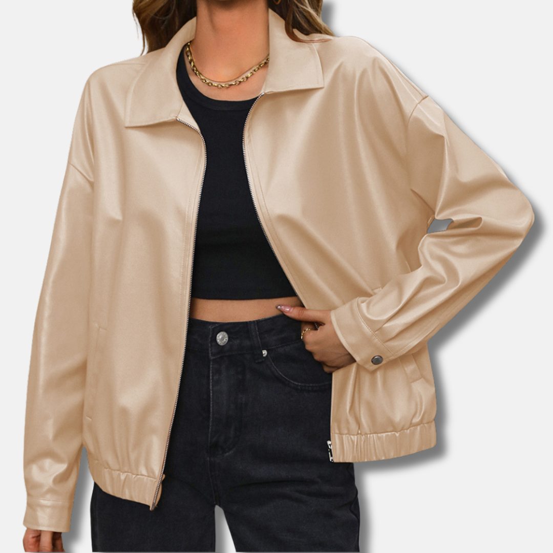 Bianca Bomber Jacket | Relaxed Fit Cropped Jacket
