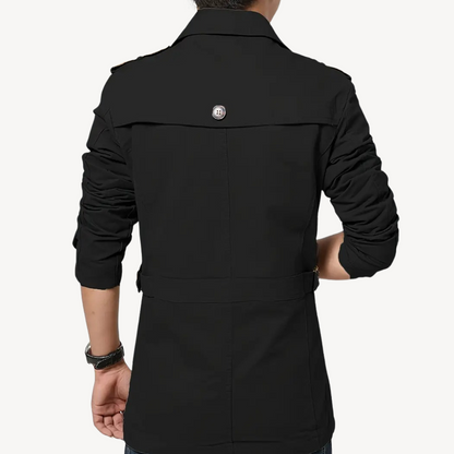 Men's Cotton Blend Trench Coat