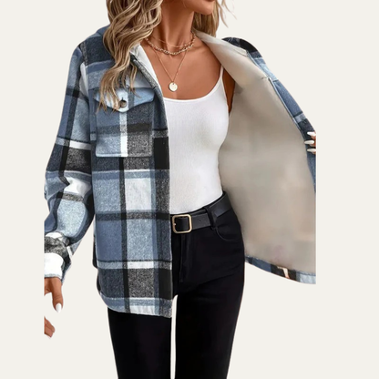 Women’s Cozy Plaid Shacket