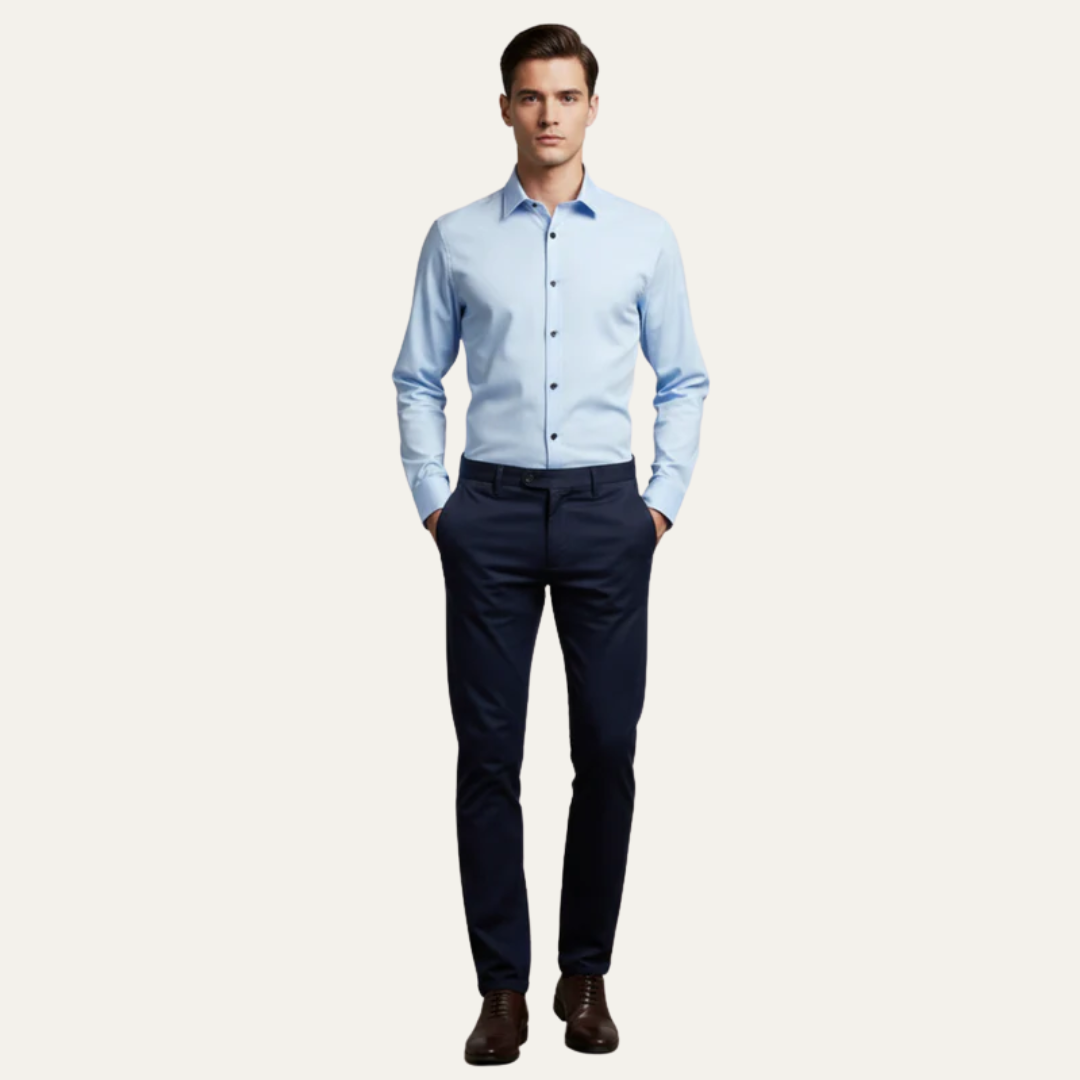 Men’s Tailored Button Down Dress Shirt