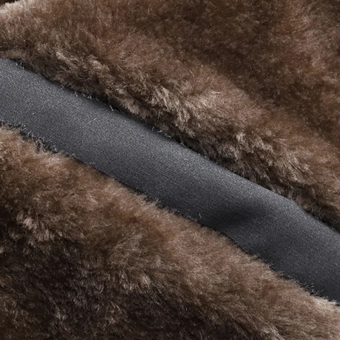 Men's Sherpa-Lined Winter Jacket