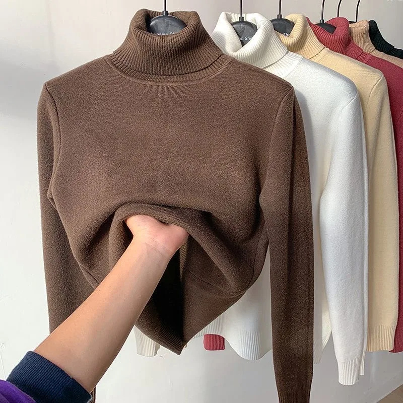 Cozy Women's Fleece Lined Winter Sweater