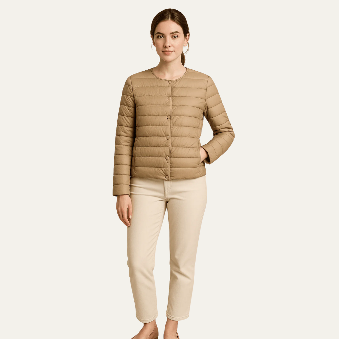 Women’s Lightweight Quilted Snap Jacket