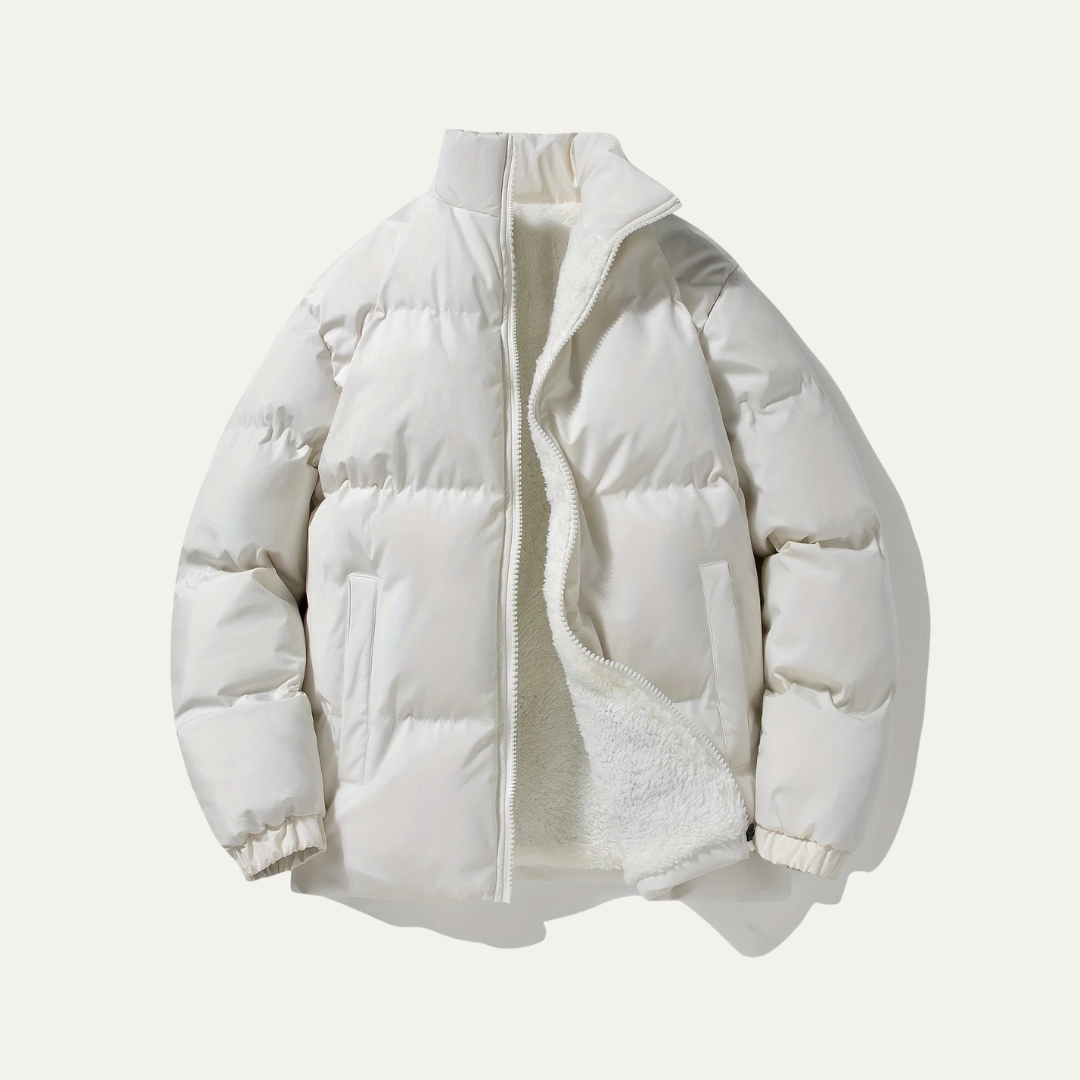 Men’s Cozy Plush Lined Puffer Jacket