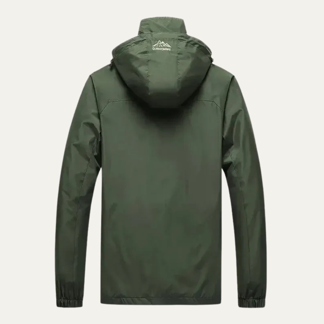 Men’s Waterproof Technical Rain Windbreaker